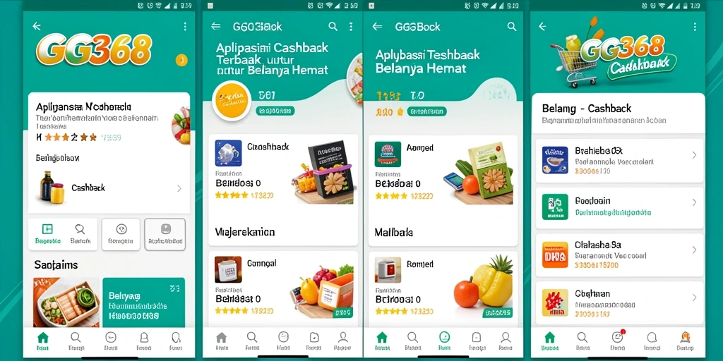 Antarmuka GG368 menampilkan fungsi Cashback dengan jelas dan menarik.